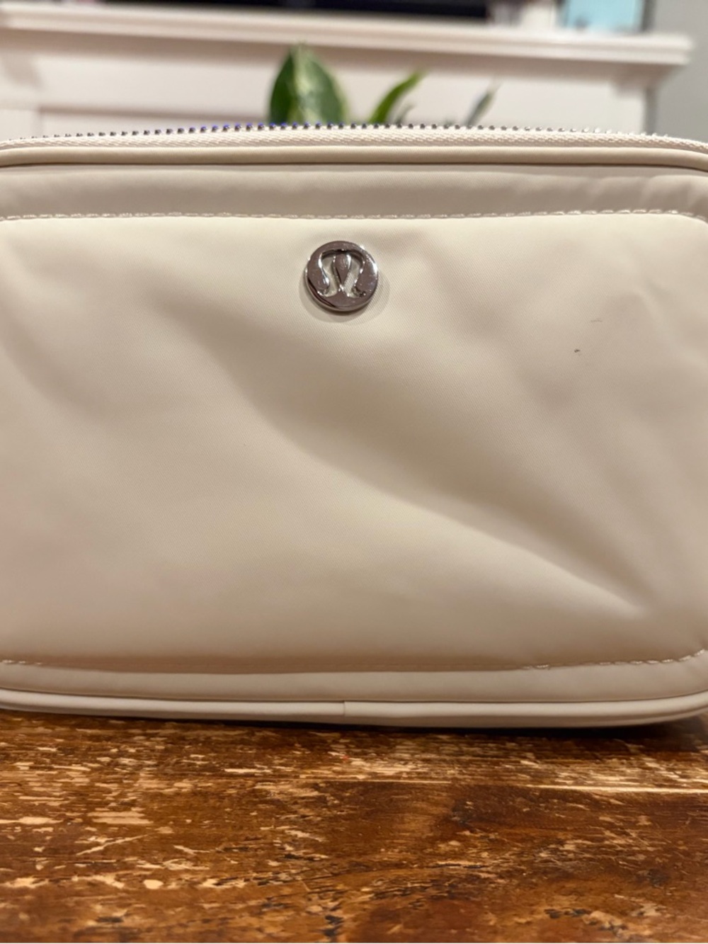 lululemon athletica Crossbody Camera Bag/Purse with Silver Logo